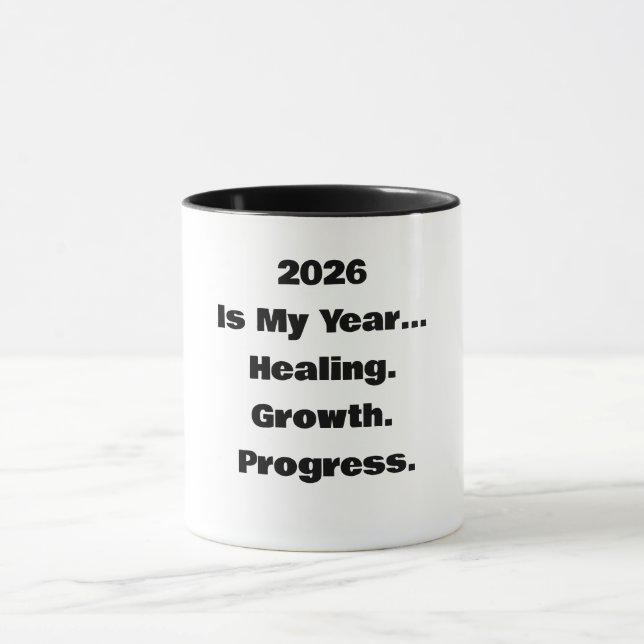 2026 är mitt år-mugg – Nyårscitat present Mugg (Center)