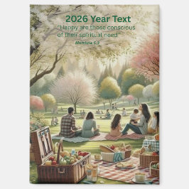 2026 År Text Paradis Magnet