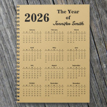2026 Året för [Ditt Namn] Personlig Anteckningsbok