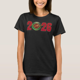 2026 Årets nyårsjubileum i Jade T Shirt