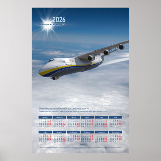 2026 Årlig Väggkalender Poster