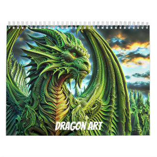 2026 års Dragon Art Calendar Kalender