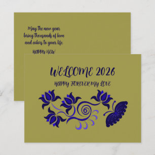 2026 ÅRS GREETINGKORT VYKORT