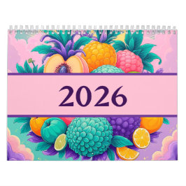 2026 års kalender för frukt