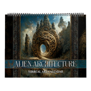 2026 års kalender för konstverket Alien Architectu