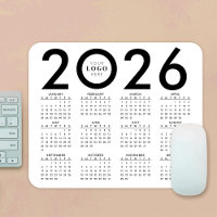 2026 års kalender - minimalistisk Business Logotyp