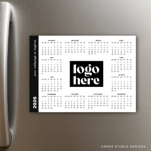 2026 års Magnetic Calendar (affärsmässig Logotyp)