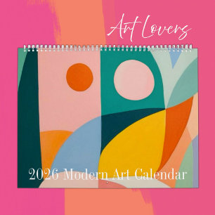 2026 års moderna minimalistiska väggkalender 12 må kalender