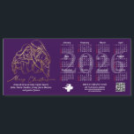 2026 års Religiösa för kalenderfamiljen - Heliga<br><div class="desc">Välj det här 2026-Heligan för kalendernativitet - Religiösa för julgranskort med en fantastisk Heliga Familjedesign i faux guld-folie: baby Jesus, Mary och Joseph i magiskt ljus. Magnetkortet har en 2026-kalender och ett utrymme för att ladda upp logotyp-/foto- och affärs-/kyrkinformation/kort-meddelande. Mallen innehåller också en QR-kod, som du enkelt kan referera till...</div>