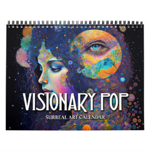 2026 års tidtabell för visionär pop Surreal Art Kalender