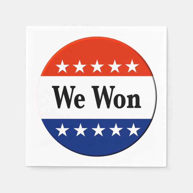 2026 års val pappersservett (Framsidan)