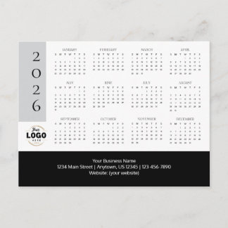 2026 års vykort för affärskalender - Logotyp