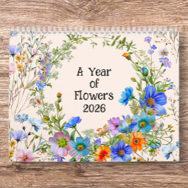 2026: Årskalendern för blommor Kalender