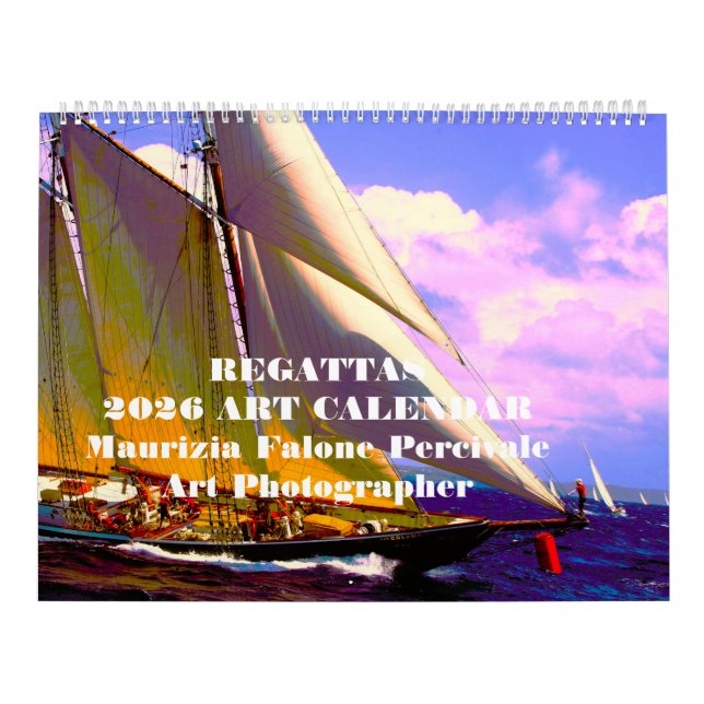 2026 ART Regattas by Maurizia Falone Percivale   Kalender (Omslag)