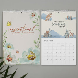 2026 Artist Lorena Depante Citat 12 månader USA Kalender
