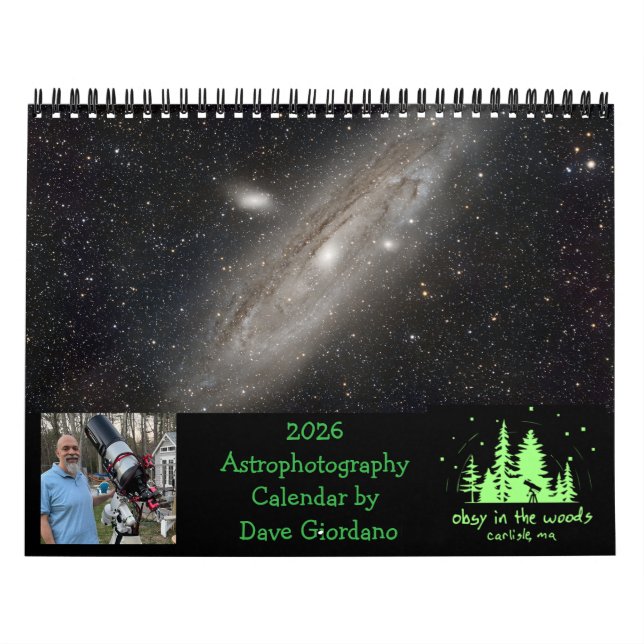 2026 Astrophotography Calendar by Dave Giordano Kalender (Omslag)