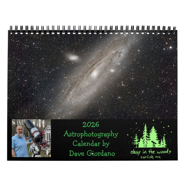 2026 Astrophotography Calendar by Dave Giordano Kalender (Omslag)