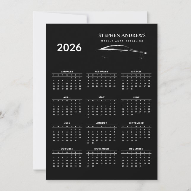 2026 Automatisk identifiering av Logotyp i kalende Tack Kort (Framsida)