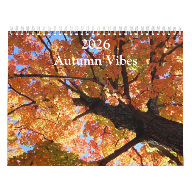 2026 Autumn Vibes All Year Long Kalender (Omslag)