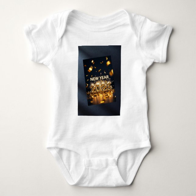 2026 Baby Bodysuit - Cute Festive Infant One-Piece T Shirt (Framsida)