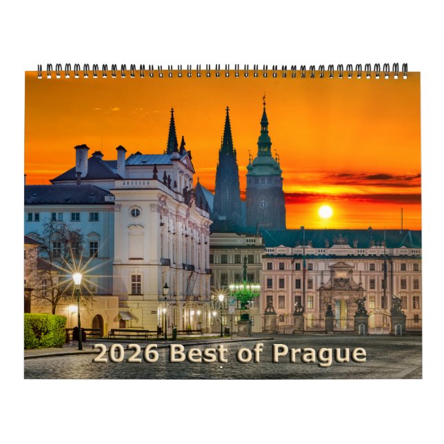 2026 Bästa Prag-kalender Kalender (Omslag)