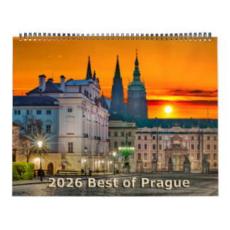 2026 Bästa Prag-kalender Kalender