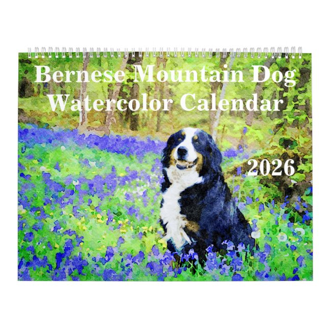 2026 Bernese Mountain Dog Mama Lover Owners Gift Kalender (Omslag)