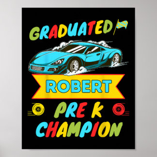 2026 Bil Robert Personlig Sista Dag Pre K Gra Poster