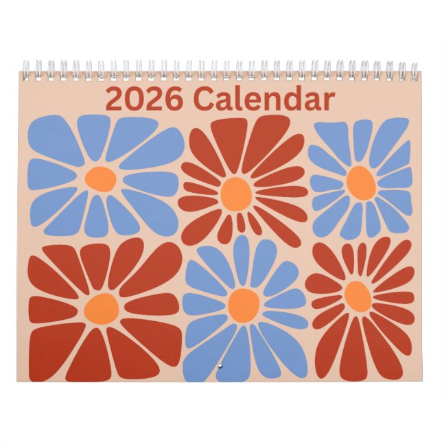 2026 Blomsterkonstkalender Kalender (Omslag)