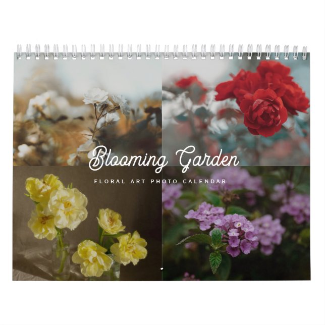 2026 Blooming Garden Floral Photo Kalender (Omslag)