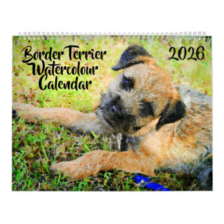 2026 Border Terrier Dog Mama Gift Border Lover Kalender