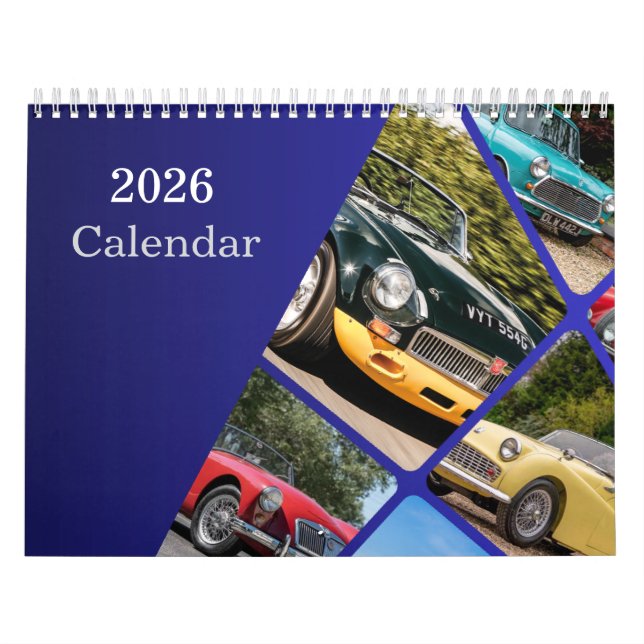 2026 British Classics Calendar Kalender (Omslag)