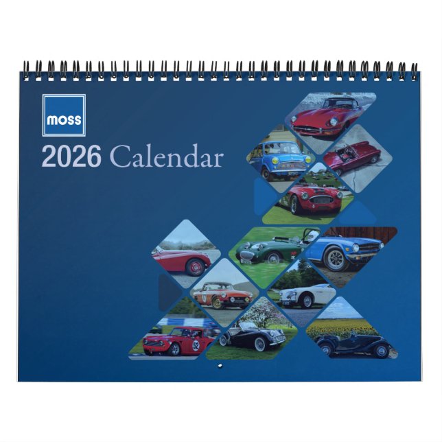 2026 British Classics Calendar Kalender (Omslag)