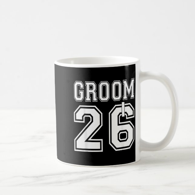 2026 Brudgum Engagemangsfest Matchande Smekmånad Kaffemugg (Höger)