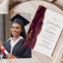 2026 Burgundyröd Agat Foto-Examen