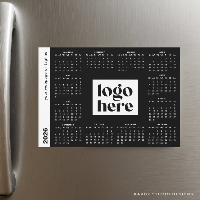 2026 Business Branded Anpassningsbar Färg Calendar (Calendar shown in 5 x 7 inches. No minimum amount required.)