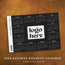2026 Business Branded Anpassningsbar Färg Calendar