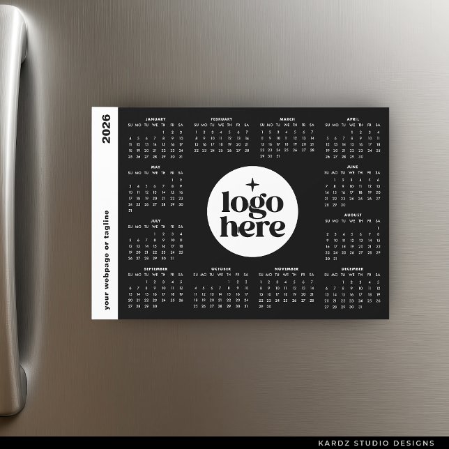 2026 Business Logo Full Year Magnetic Calendar (Skapare uppladdad)