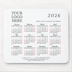 2026 Calendar Corporate Anpassningsbar Business Lo Musmatta