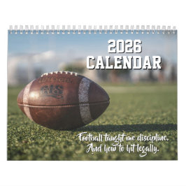 2026 Calendar Football Sport Player Fan Coach Team Kalender