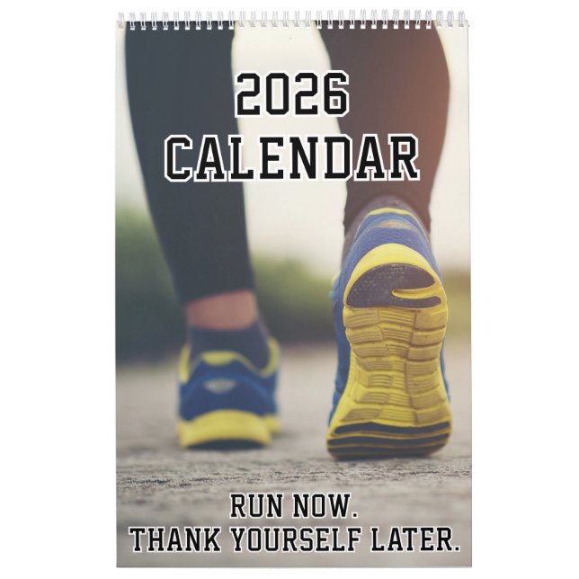 2026 Calendar For Female Runner Running Motivation Kalender (Omslag)