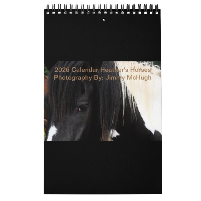 2026 Calendar Heathers Horses  Kalender (Omslag)
