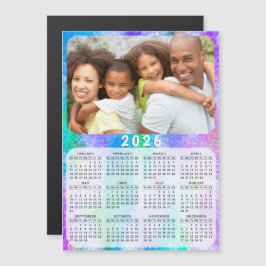 2026 Calendar Magnet Family Photo HoloGraph