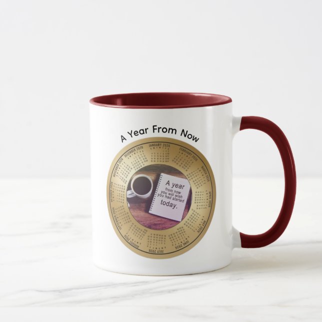 2026 Calendar Motivational Coffee Mugg (Höger)