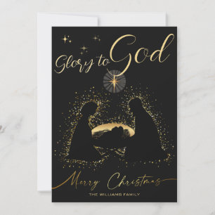 2026 Calendar Nativitetsmanger Glory to God Script Julkort