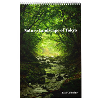 2026 Calendar , Nature landscape of Tokyo Kalender