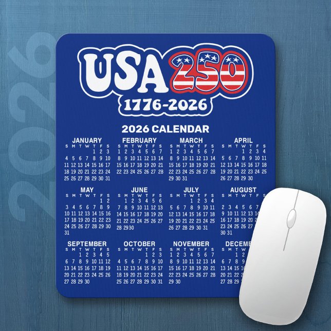 2026 Calendar - Spirit of 76 - America's USA 250 Musmatta (2026 Calendar on a Mousepad)