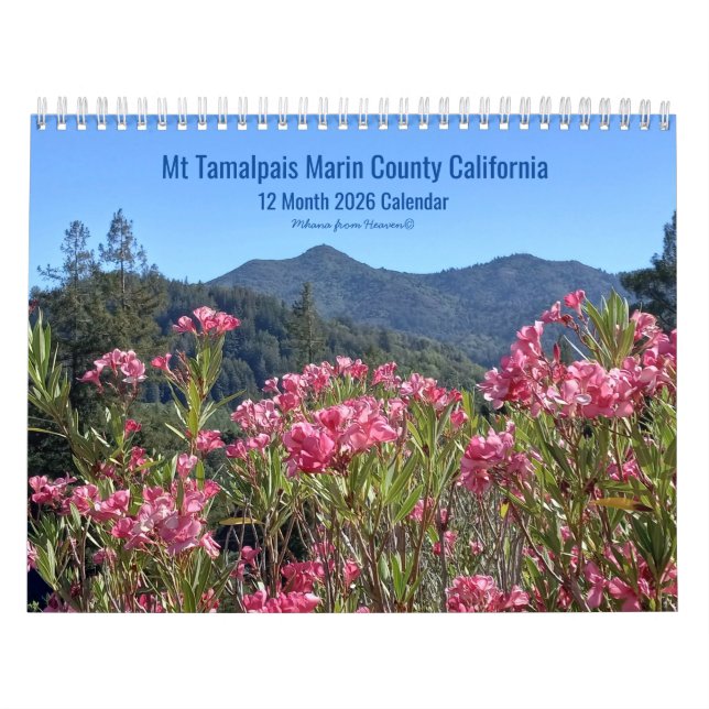 2026 Calendar Tamalpais Marin County CA Kalender (Omslag)