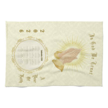 2026 Calendar Towel In God We Trust