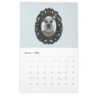 2026 Calendar Watercolor Pet Porträtt av Amy DeVa Kalender